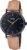 Casio LTP-VT02BL-1A Women’s Minimalistic Black IP Black Dial Leather Band 3-Hand Analog Watch