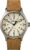 Timex Men’s Expedition Scout 40mm Watch β Gray Case Cream Dial with Tan Leather Strap