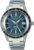 SEIKO Men’s Blue Dial Silver Stainless Steel Band Presage Automatic GMT Analog Watch, SSK009