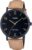 Casio MTP-VT01BL-1B Men’s Minimalistic Black IP Leather Band Black Dial 3-Hand Analog Watch